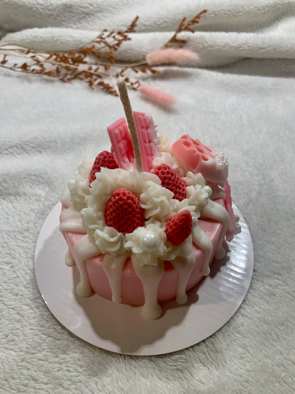 Strawberry Sweetheart Cake